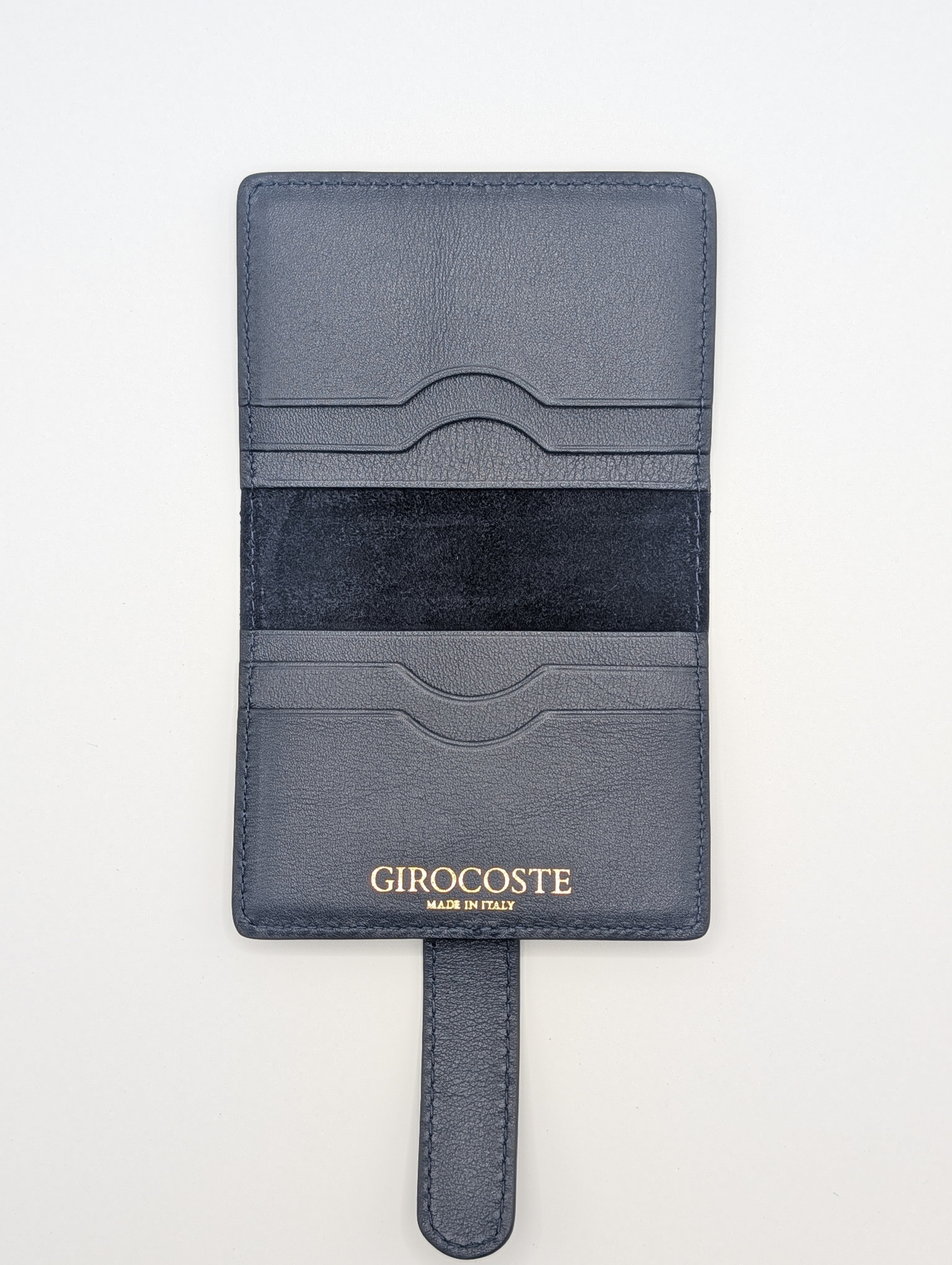 Portacarte Raffy in vitello Navy Blue