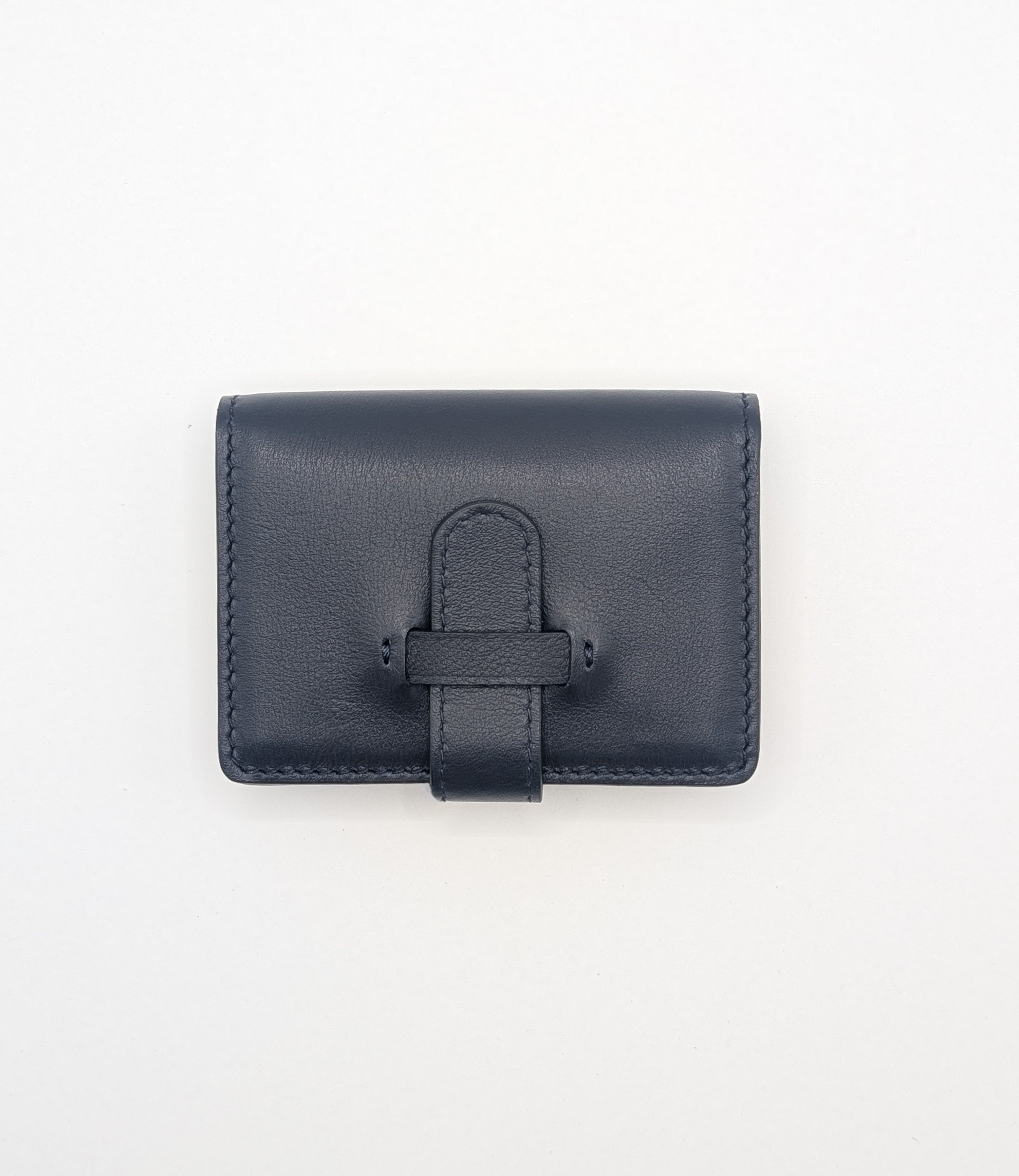 Portacarte Raffy in vitello Navy Blue